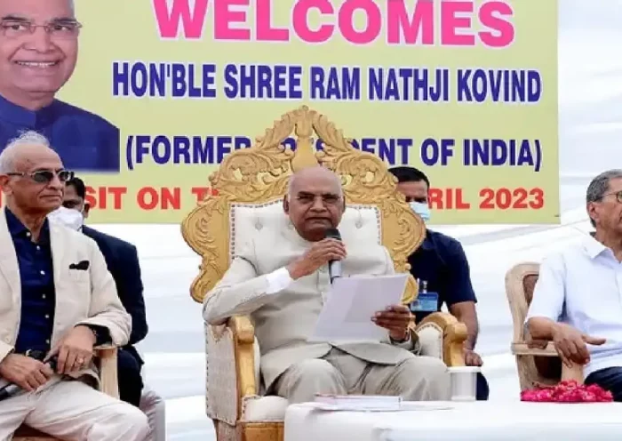 Former President Ramnath Kovind met differently-abled children