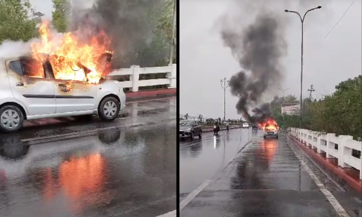car fire | Sach Bedhadak