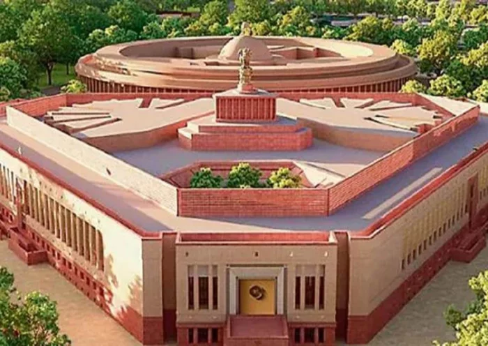 new parliament building | Sach Bedhadak