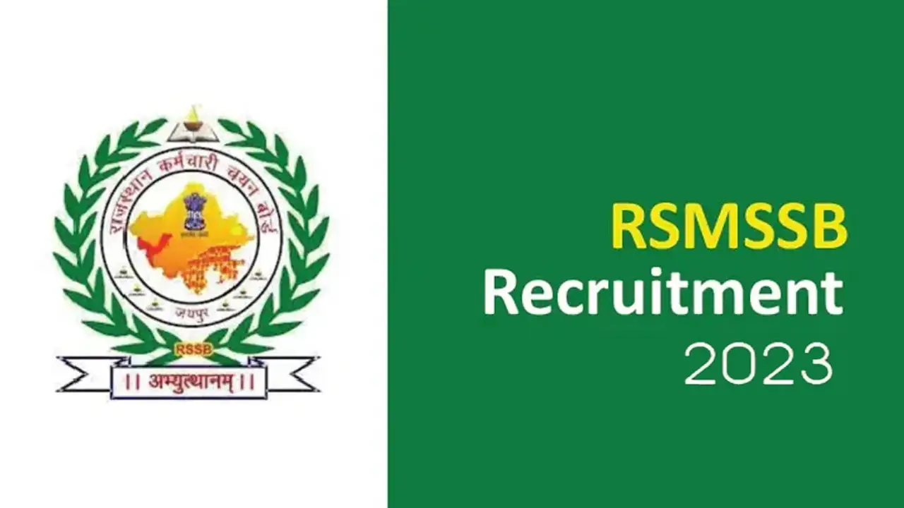 rsmssb recruitment 2023 | Sach Bedhadak