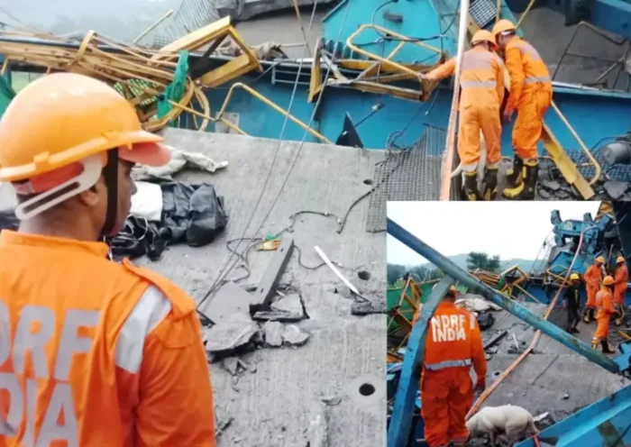 mumbai girder launching machine collapsed | Sach Bedhadak