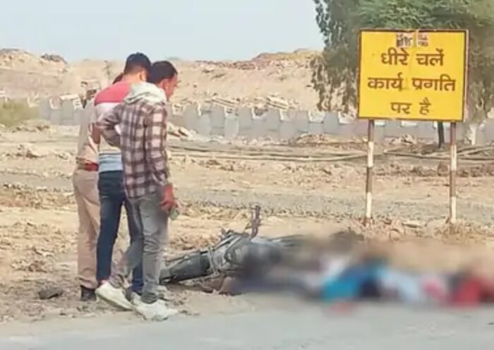 Grandparents And Grandson Crushed By A Truck in kota | Sach Bedhadak