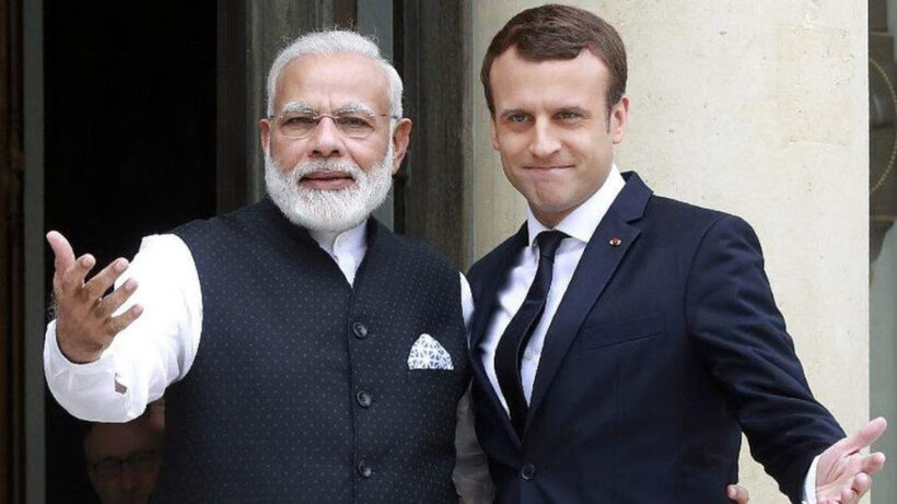 french president PM Modi
