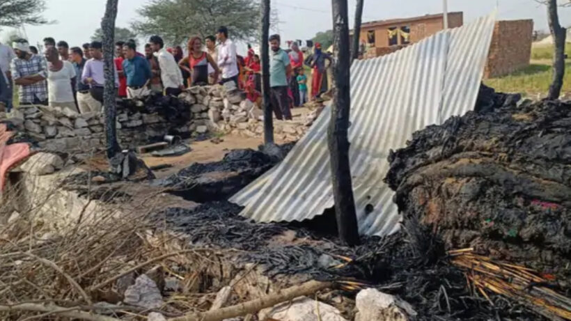 3 year old girl burnt alive in fire in house in Chomu | Sach Bedhadak